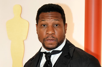 Jonathan Majors attends the 95th Annual Academy Awards