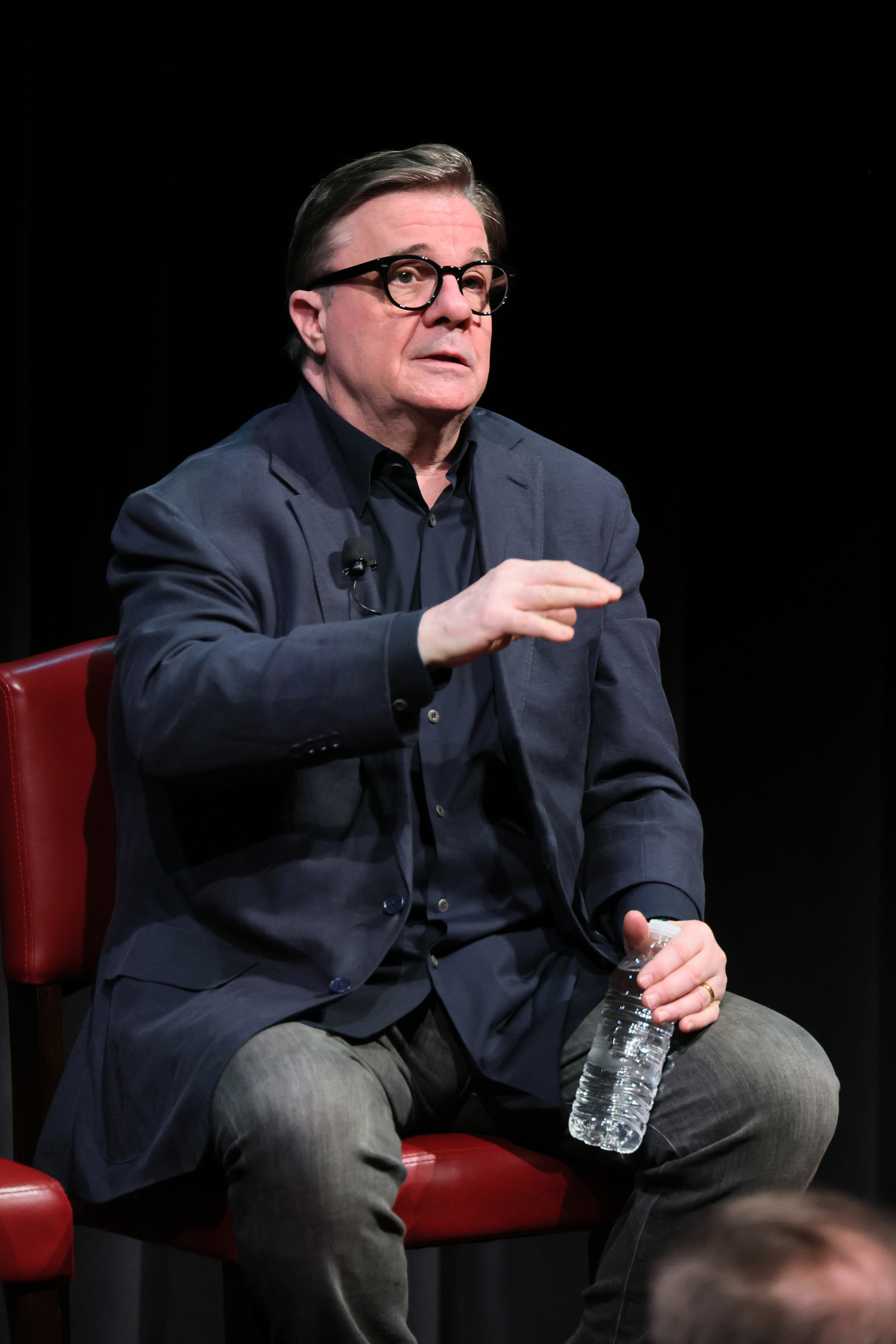 Closeup of Nathan Lane