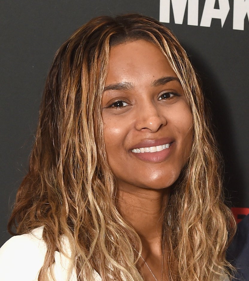 Close-up of Ciara smiling