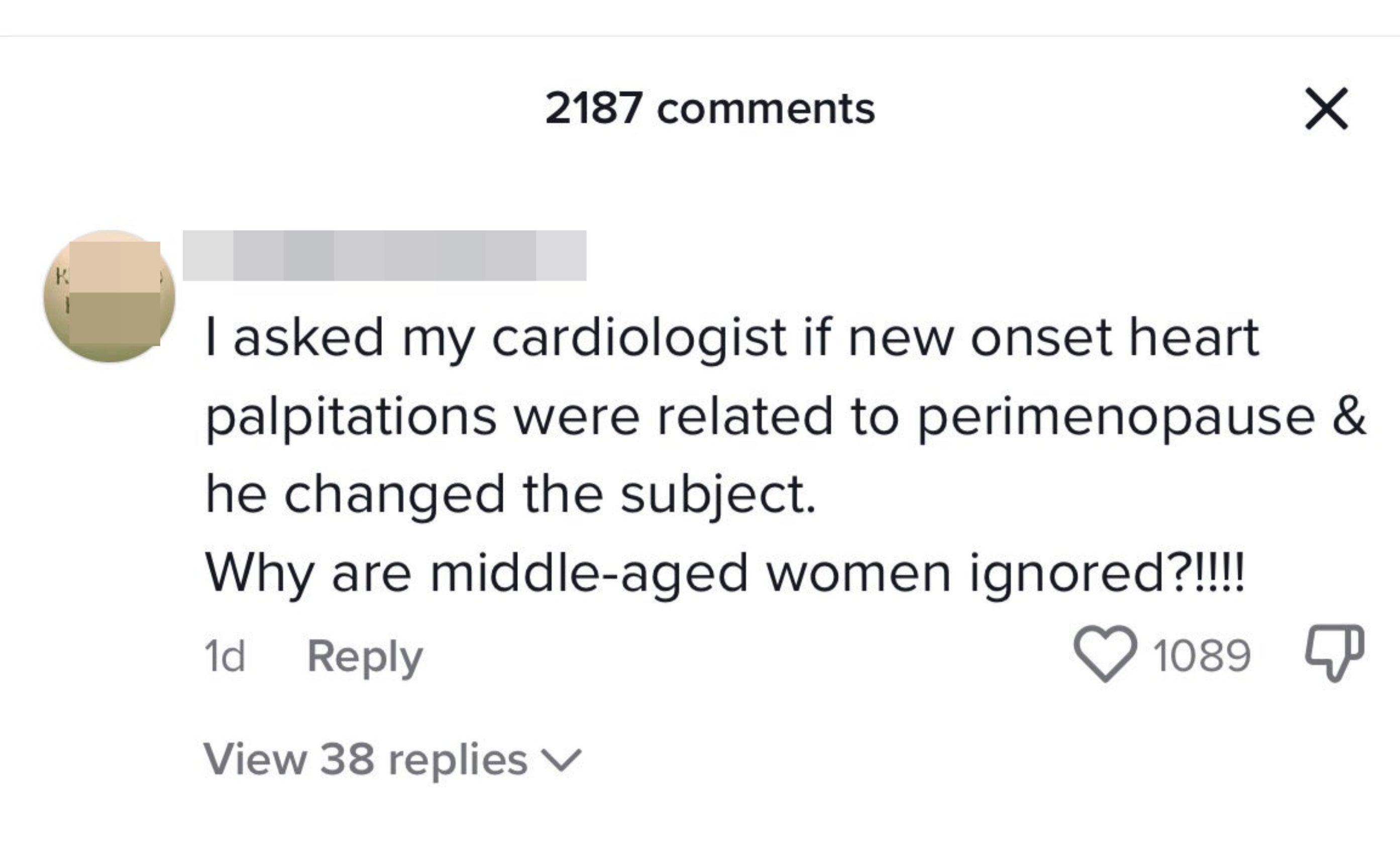A screencap of a comment under the CBS Morning tiktok video