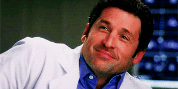 McDreamy from &quot;Greys&#x27; Anatomy&quot; smiling