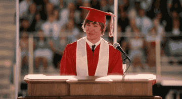 A graduation speech from &quot;High School Musical&quot;