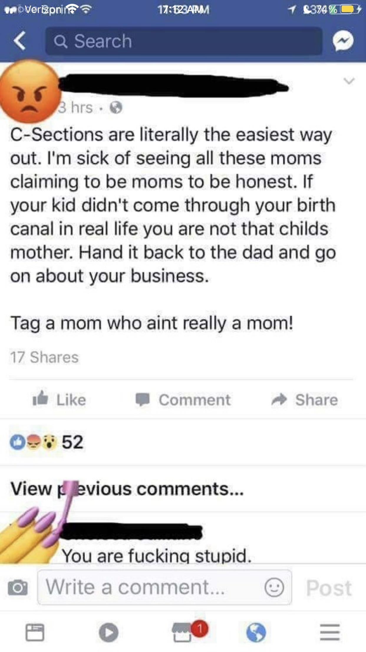 &quot;Tag a mom who really ain&#x27;t a mom.&quot;
