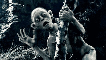Andy Serkis as Gollum in The Lord of the Rings