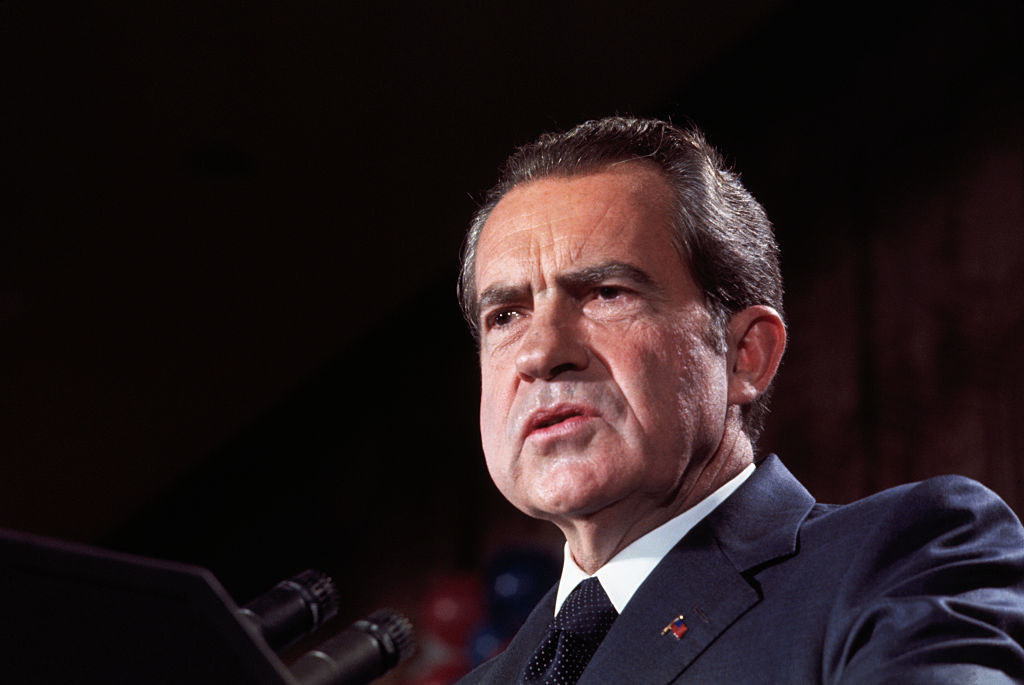 Closeup of Richard Nixon