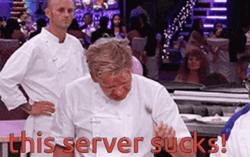 Gordon Ramsay: &quot;This server sucks!&quot;