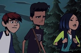 three animated teens from "the hollow"
