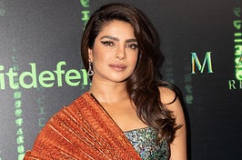 A closeup of Priyanka