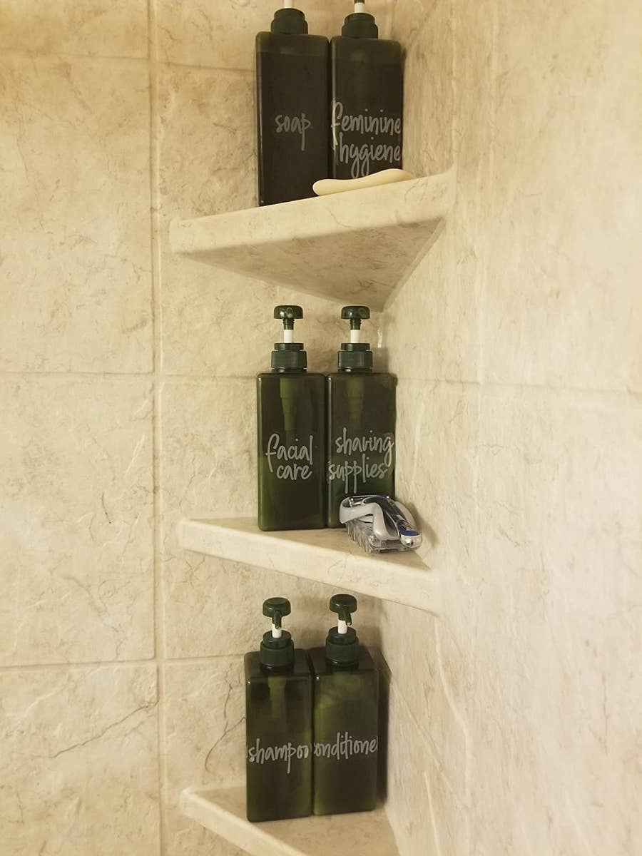 shower organization built in shelves｜TikTok Search