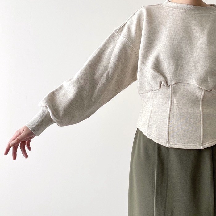 niko and…(ニコアンド)のおすすめのレディースアイテム「【MODE NORM CORE】スエットコルセットプルオーバー」