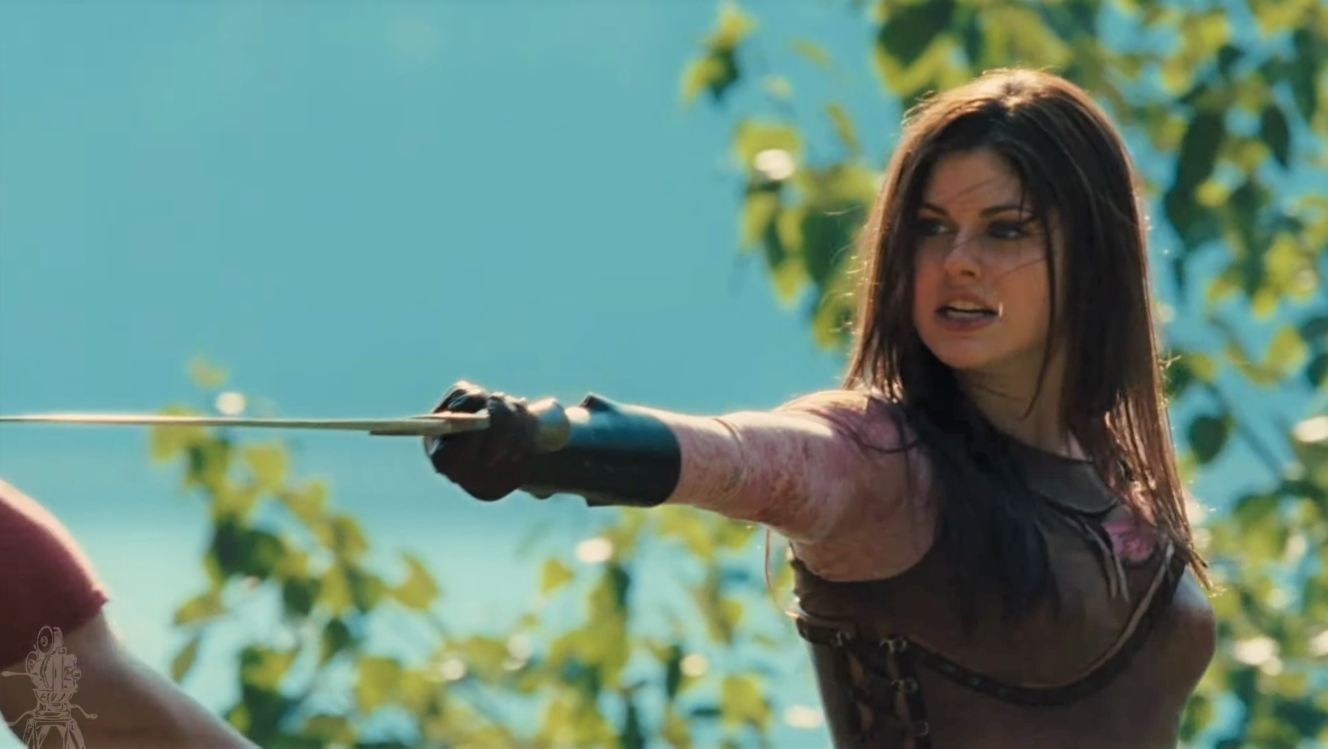 Alexandra Daddario as Annabeth in The Lightning Thief