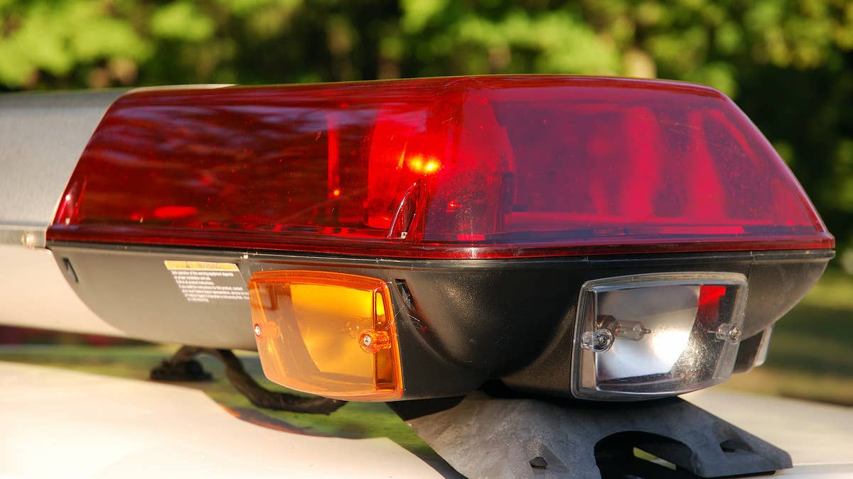A suspect jumped out of a stolen police car at high speed in California. He was knocked unconscious upon impact and later died in the hospital.