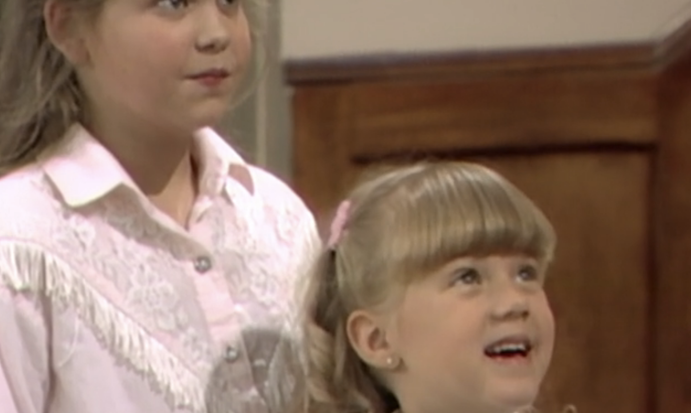 Jodie as Stephanie in the first episode of Full House
