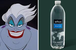 Ursula is on the left with Ethos Water on the right