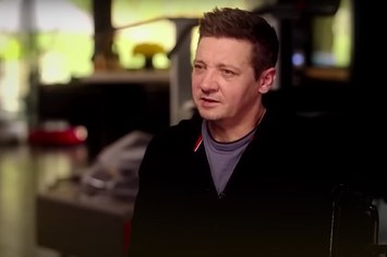 Jeremy Renner pictured in new interview