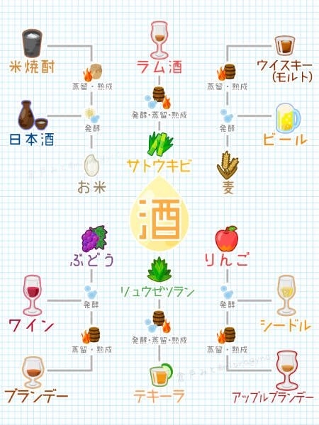 ウイスキー」と「ブランデー」の違い、分かる？このまとめを使えば“超