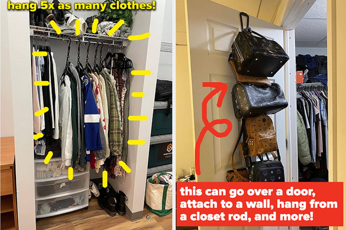 These  Hangers Save Tons of Closet Space and Cost Under $20