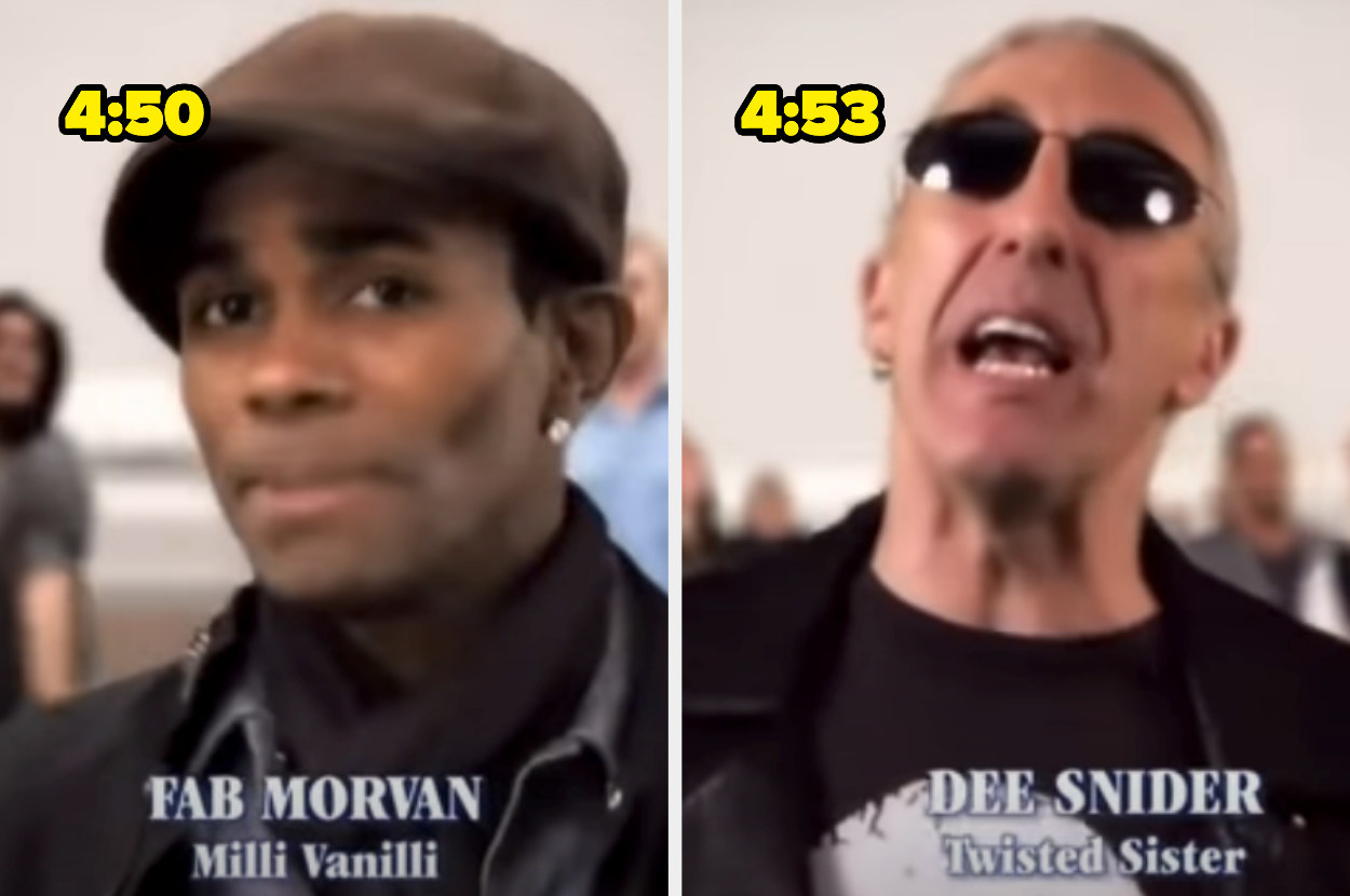 Side-by-side of Fab Morvan and Dee Snider