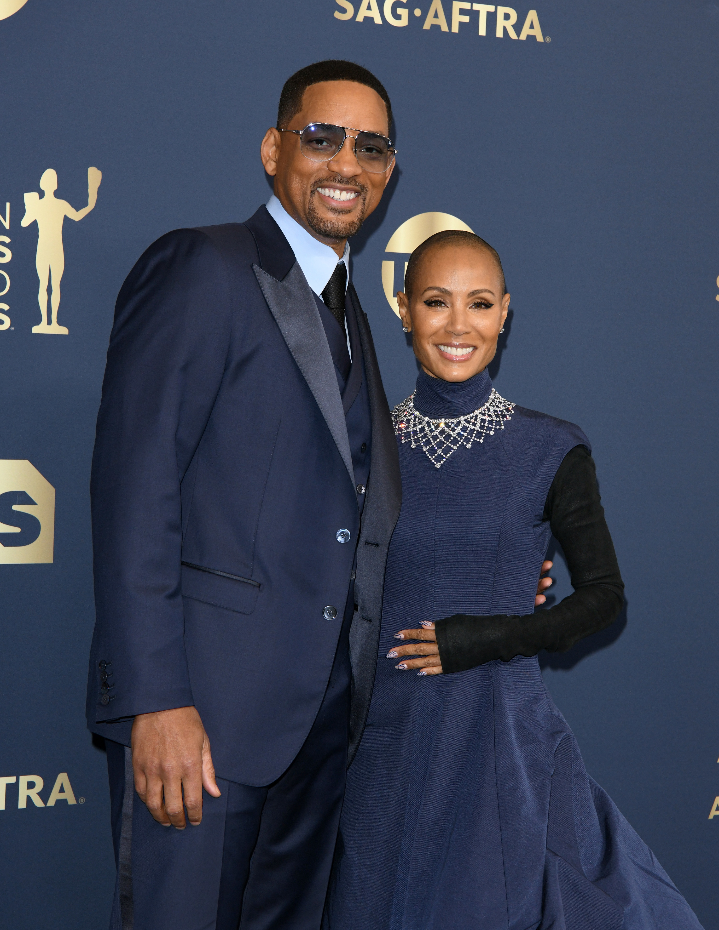 Will Smith and Jada Pinkett Smith attend the 28th Annual Screen Actors Guild Awards