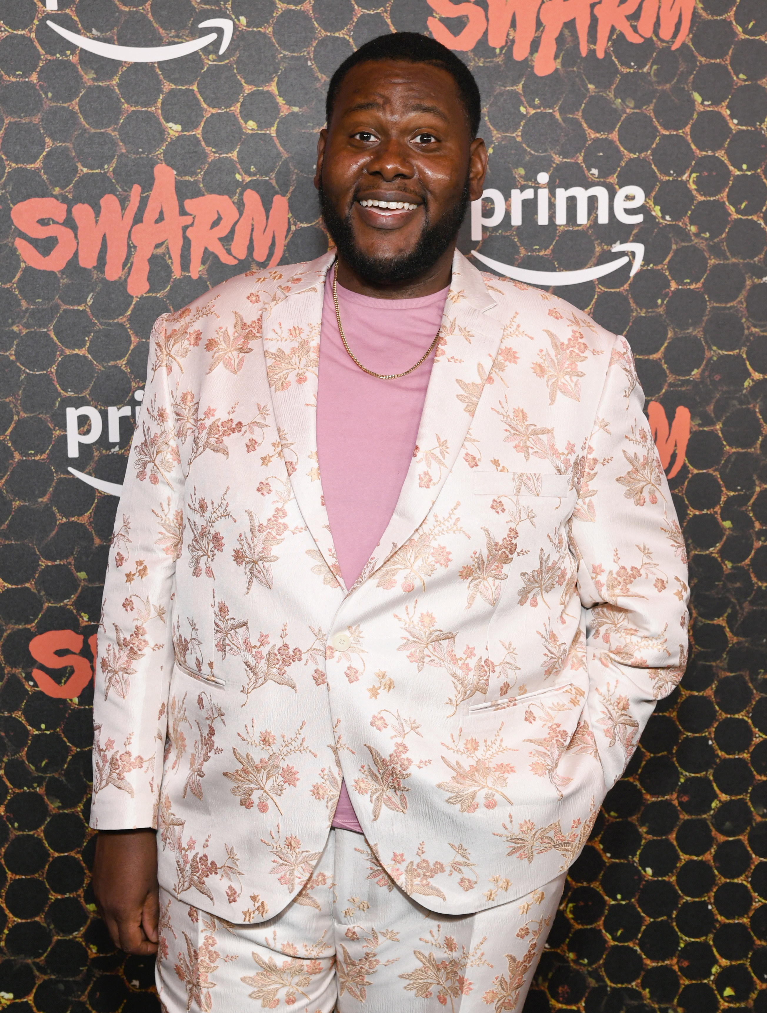 Atkins Estimond at the premiere of Swarm