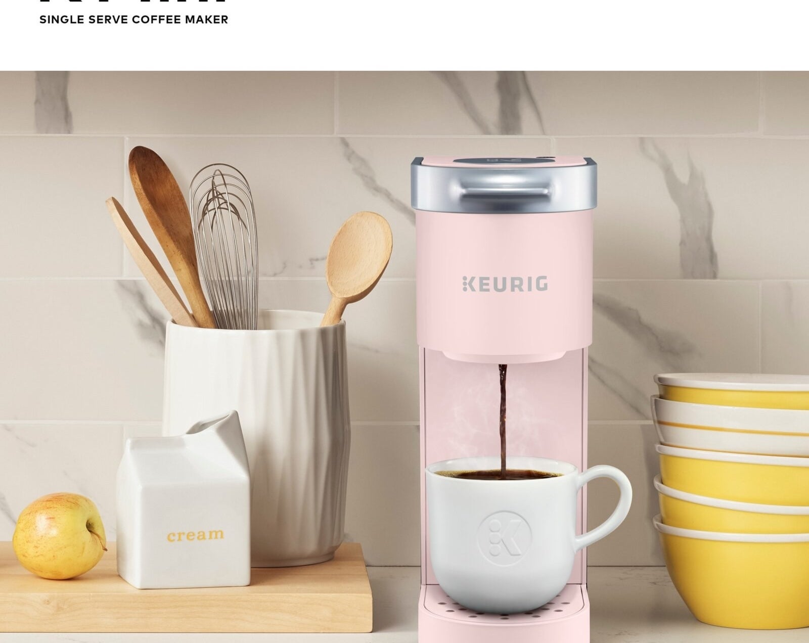 Image of pink coffee maker