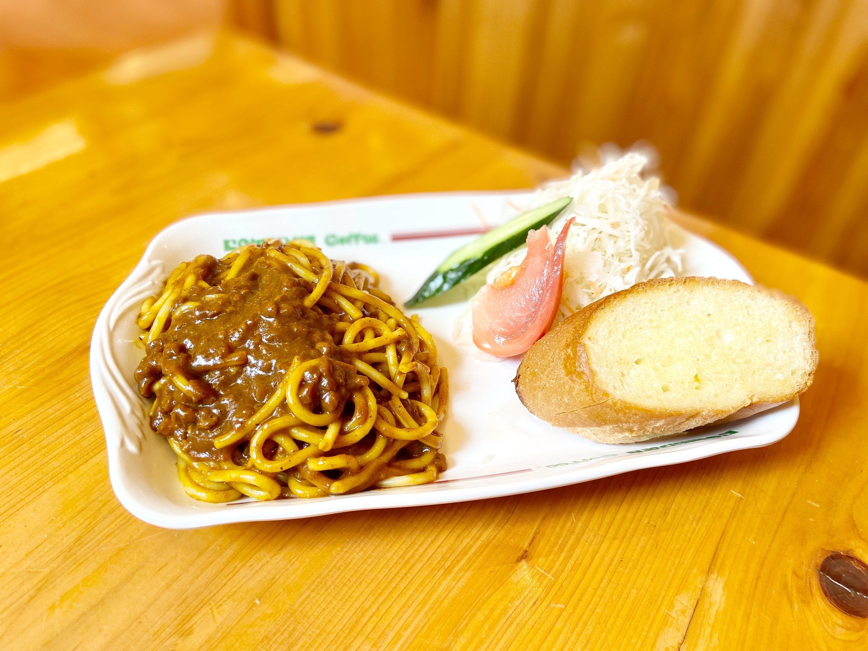 コメダ珈琲店のおすすめスパゲッティ「旨辛カリー インディアンスパゲッティ」