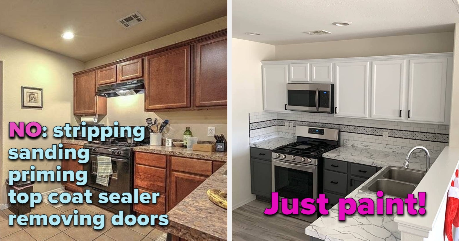 Restore bubbling or peeling vinyl wrap kitchens with spray painting -  WeSpray