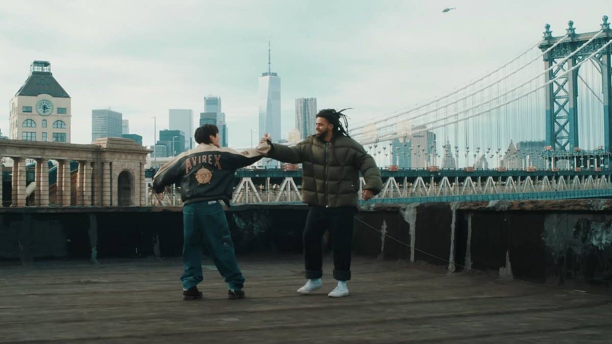 J. Cole and j-hope have joined forces for hope's new single "on the street," which marks a significant moment in a long history of love hope has given Cole.