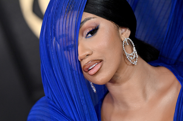 Cardi B Posts Close-Up of Face Tattoo Tribute to Son Wave