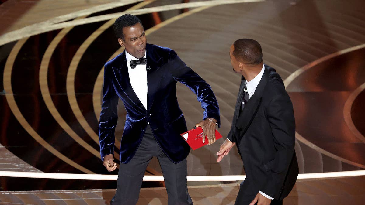 Chris Rock has been testing out new material about the Oscars slap ahead of his live Netflix special, and an 'Emancipation' joke has drawn swift criticism.