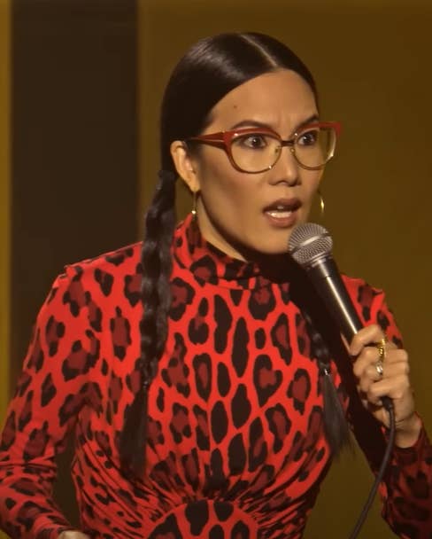 ali wong red leopard dress Why Ali Wong's ultrasexual comedy is profound amid fear among Asian American women