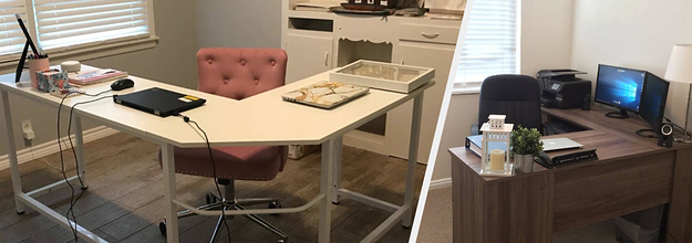 18 Best L-Shaped Desks To Maximize Home Office Space