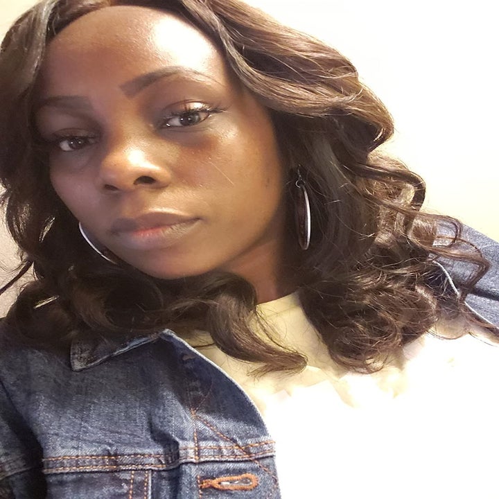 a reviewer photo of their hair after using the curlers