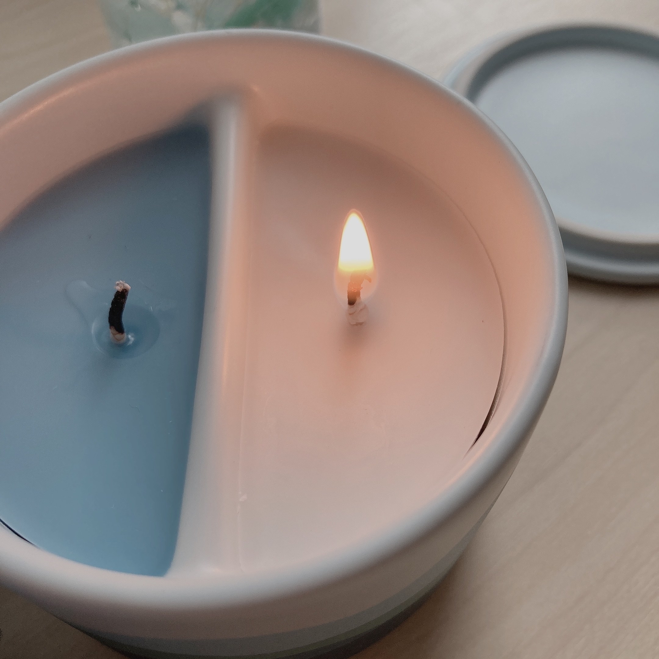 Francfranc（フランフラン）のオススメのキャンドル「キャンドル シーサイドウォーク ブルー」