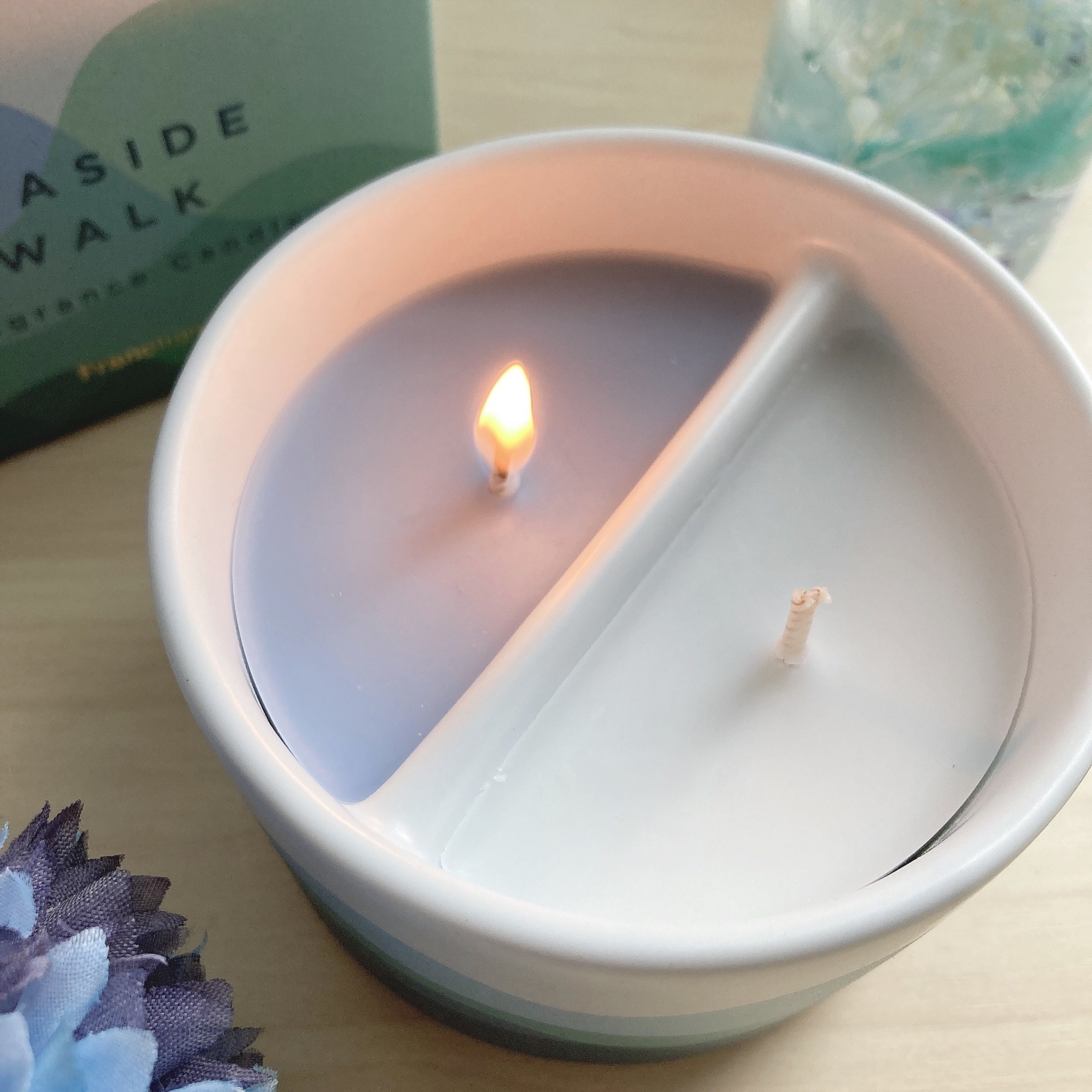 Francfranc（フランフラン）のオススメのキャンドル「キャンドル シーサイドウォーク ブルー」