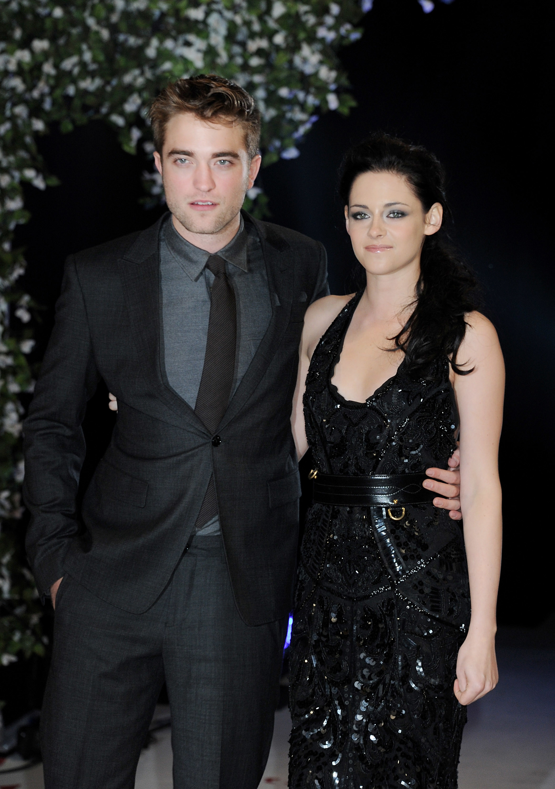 Kristen Stewart and Robert Pattinson on the red carpet
