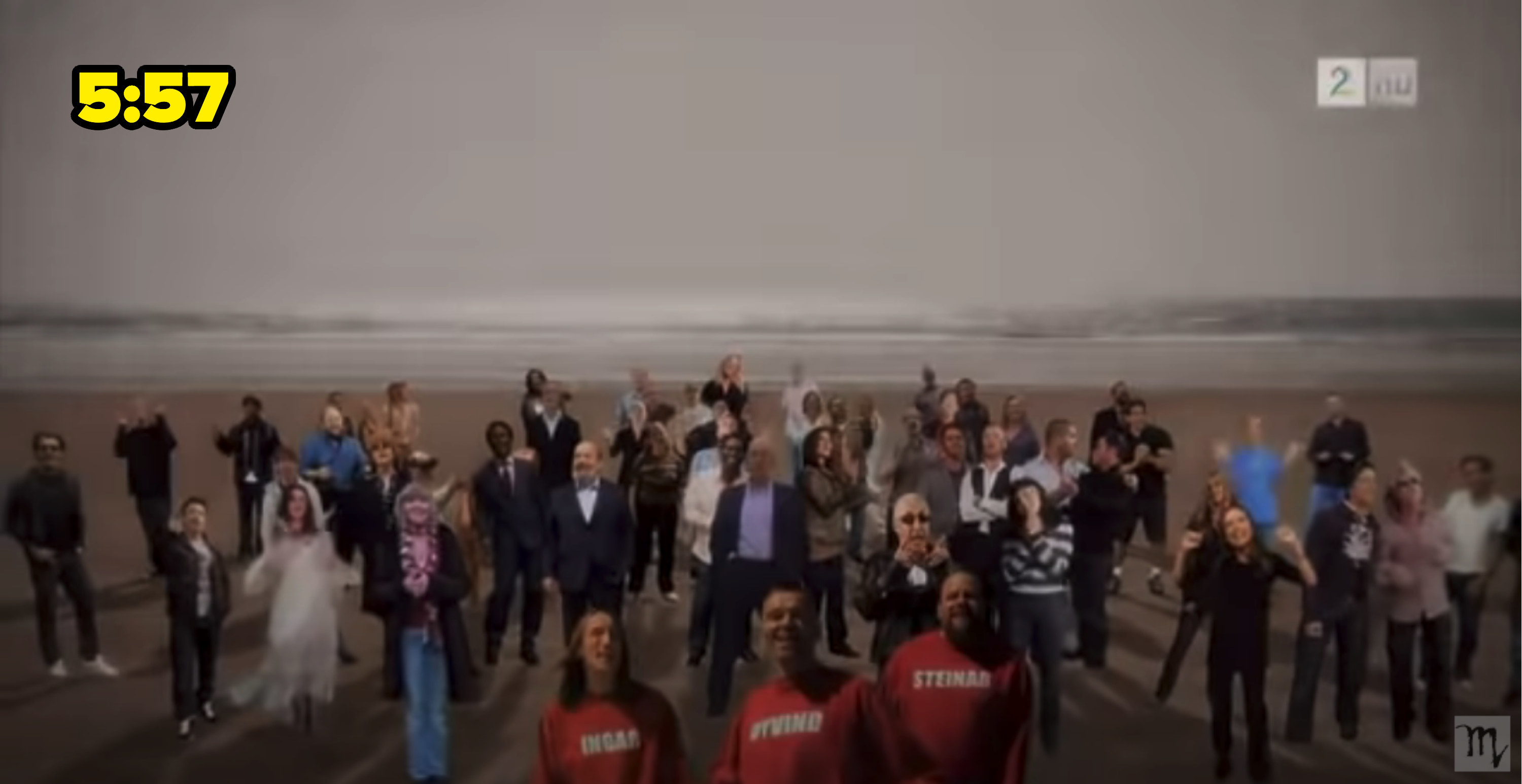 Screenshot from the &quot;Let It Be&quot; video