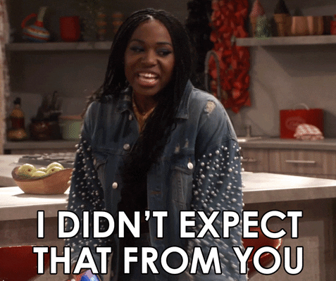 harper from icarly saying i didnt expect that from you