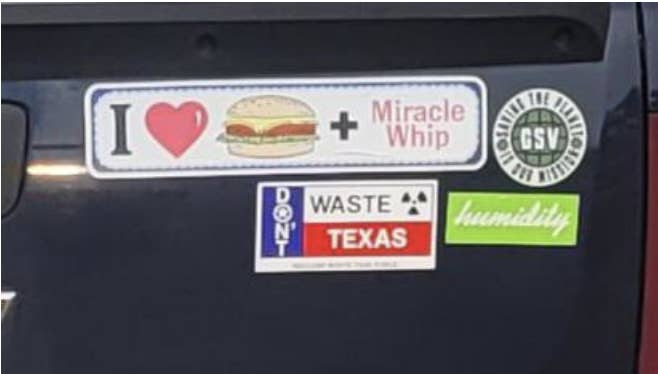 &quot;I love burger + miracle whip&quot;