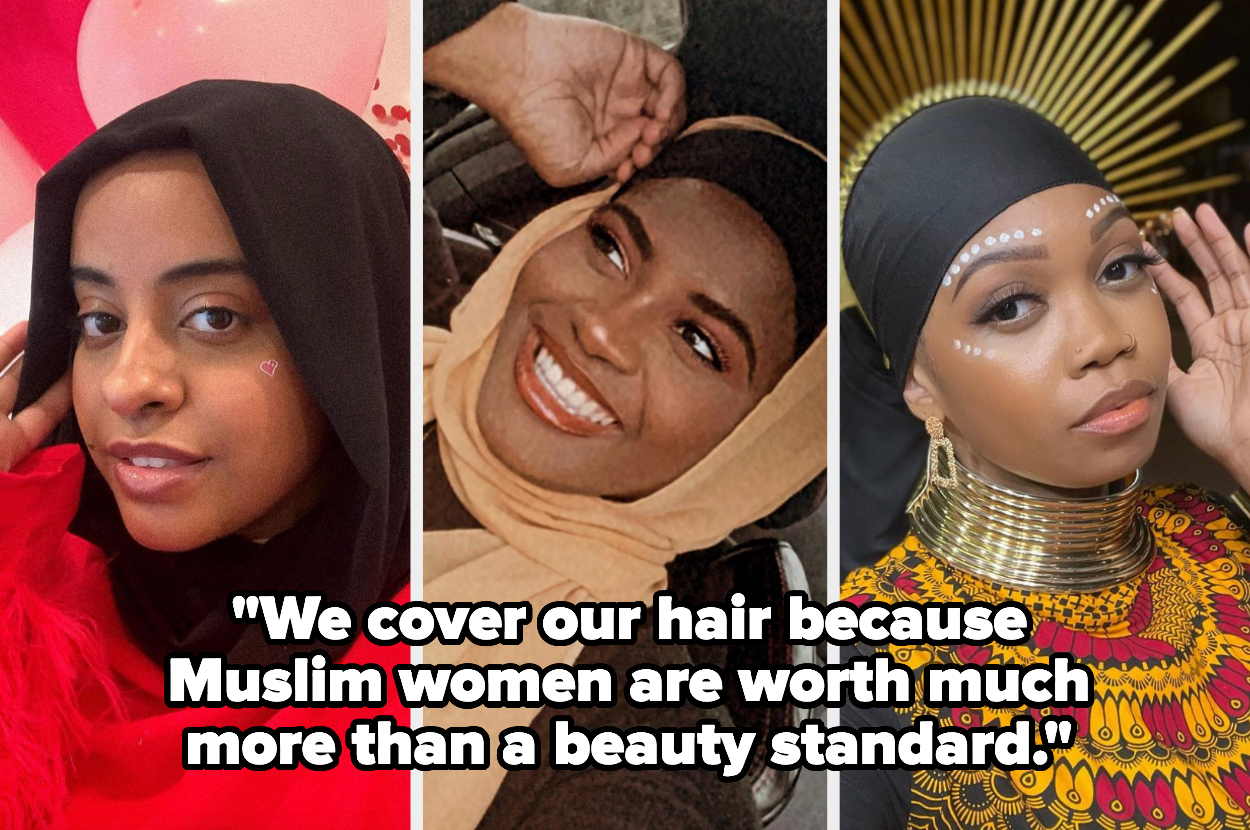 how to style hair under hijab