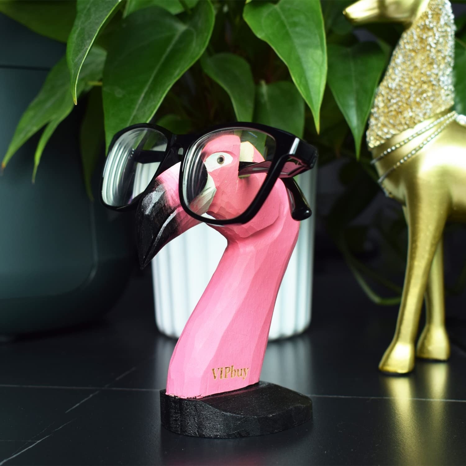 Pink Flamingo Glasses Stand