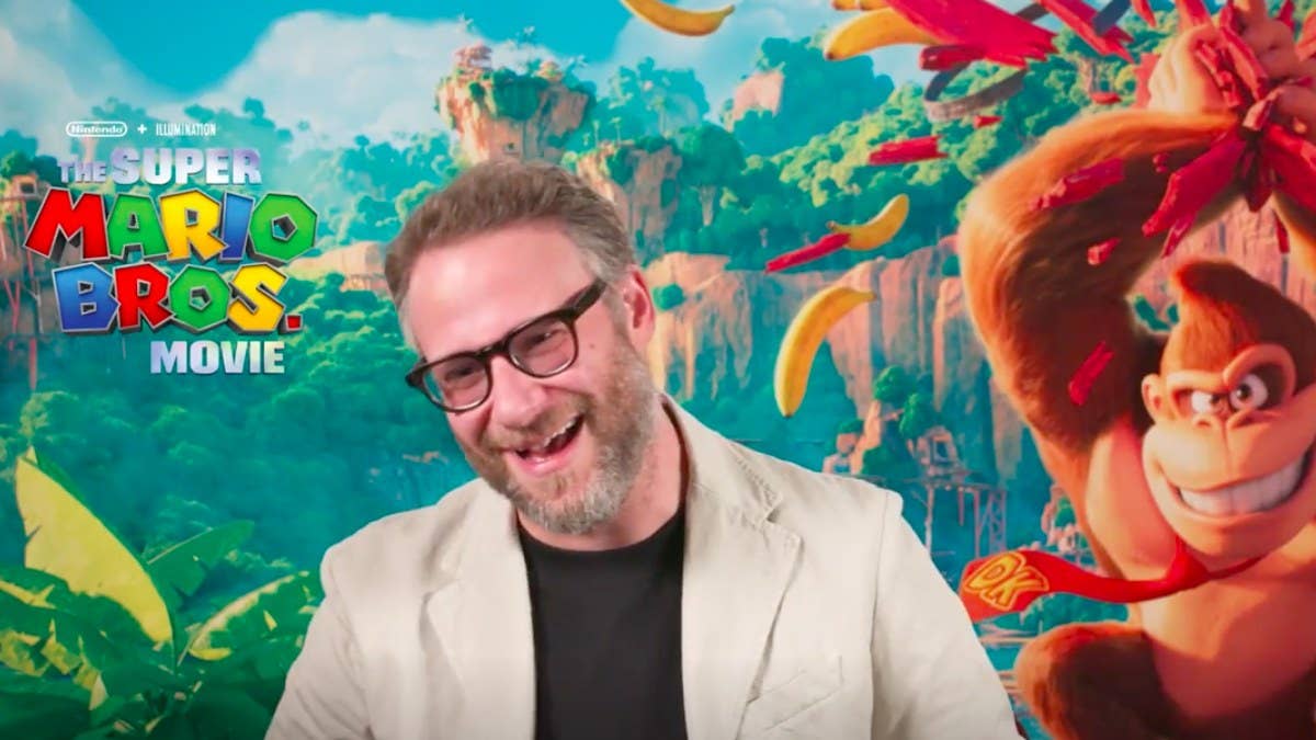Seth Rogen was giving an interview on the upcoming 'Super Mario Bros.' drop when he was jokingly asked about Ye's recent '21 Jump Street' remarks.