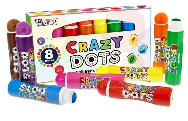 Set of dot markers