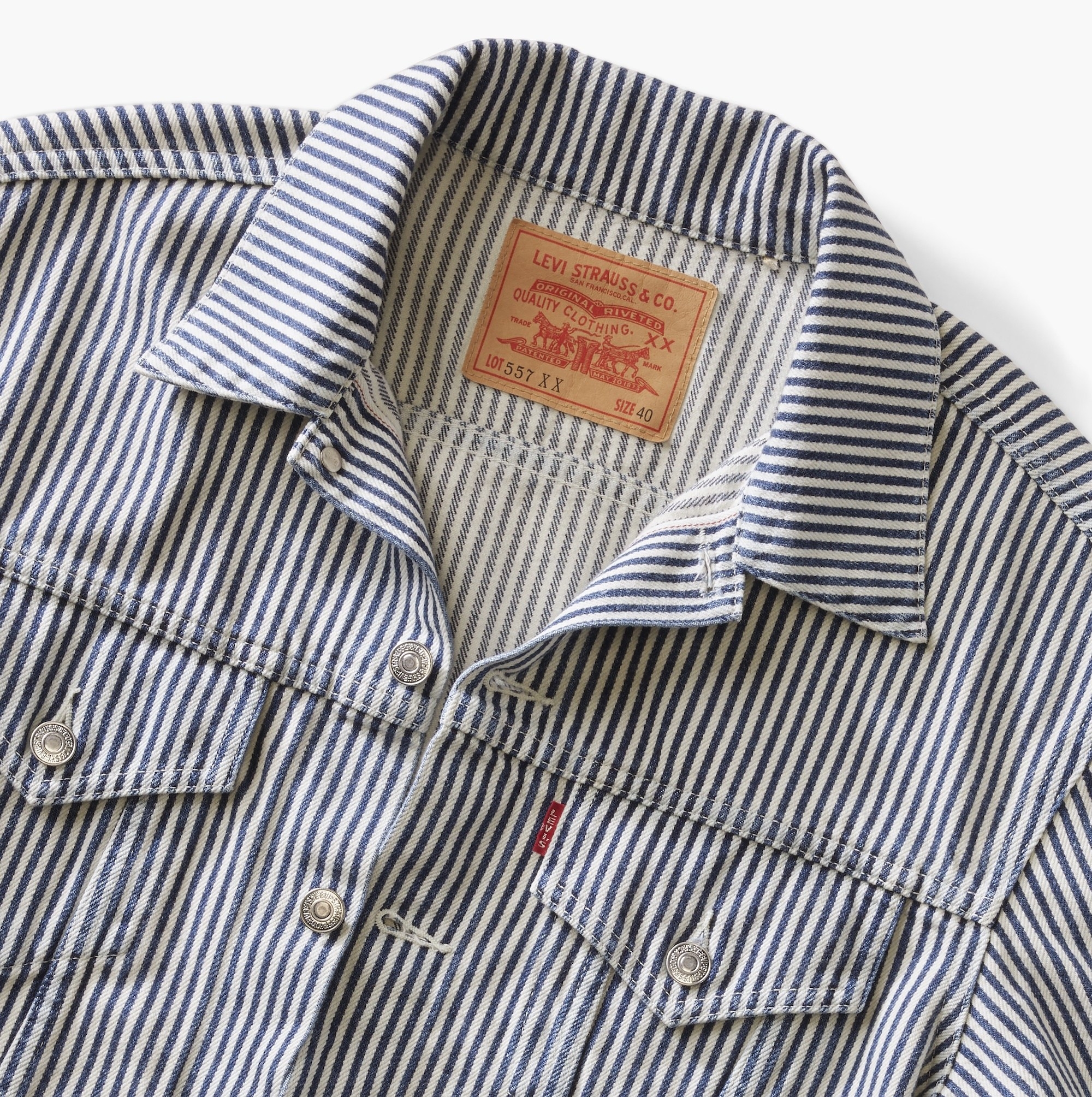 NIGO returns with Levi's for a two-piece SS23 Hickory Stripe Capsule