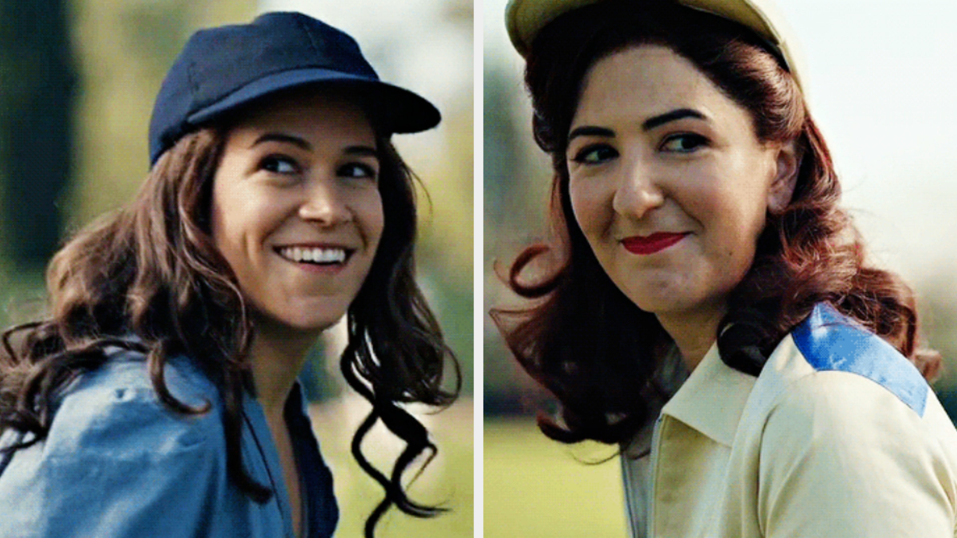 Abbi Jacobson and D&#x27;Arcy Carden in &quot;A League of Their Own&quot; (2022)