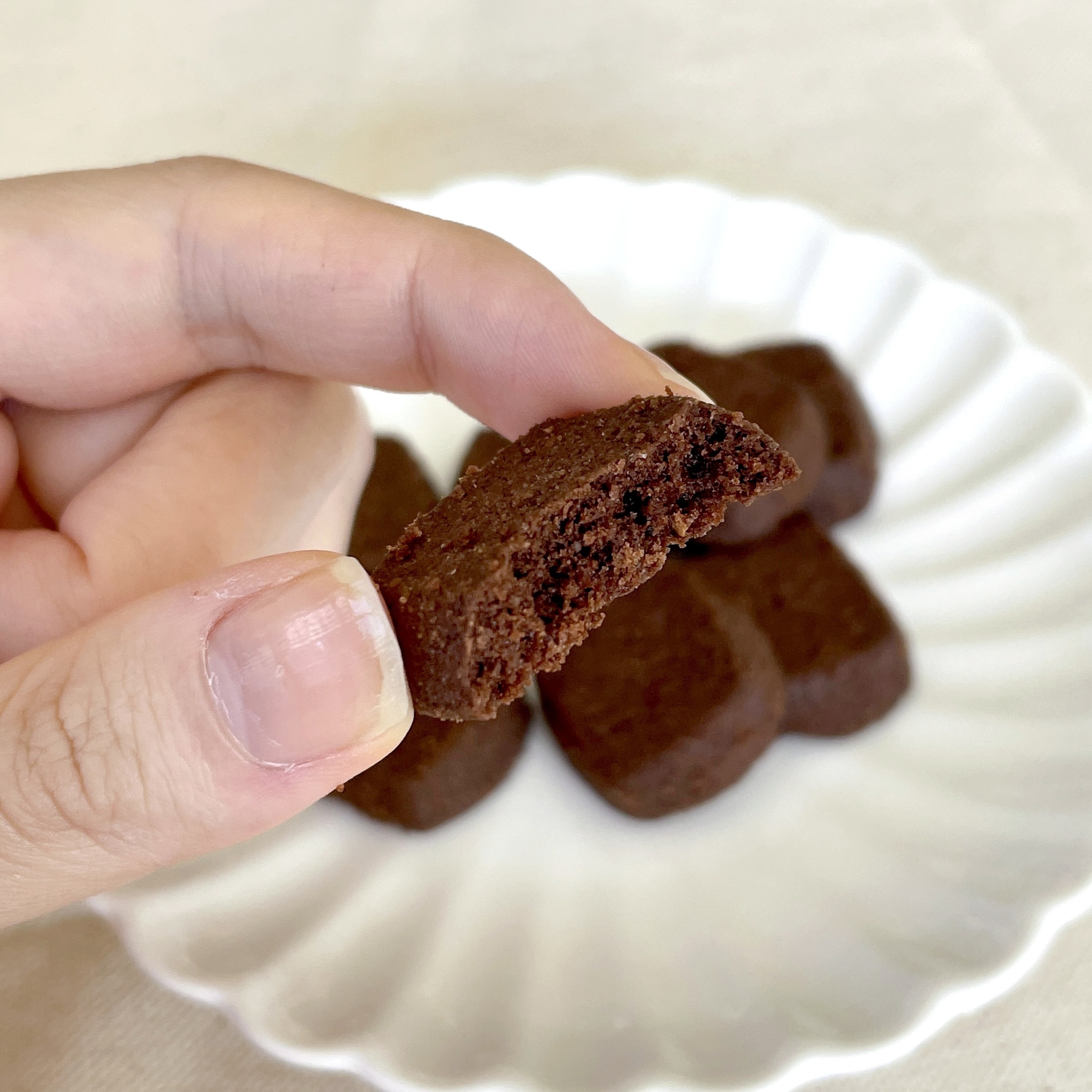 無印良品の食感が楽しいおすすめスナック「ショコラと岩塩のクッキー」