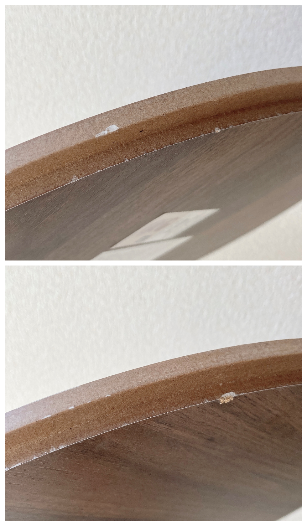 ニトリのオススメのインテリア雑貨「ワイヤーテーブル ハオ（ミドルブラウン）」