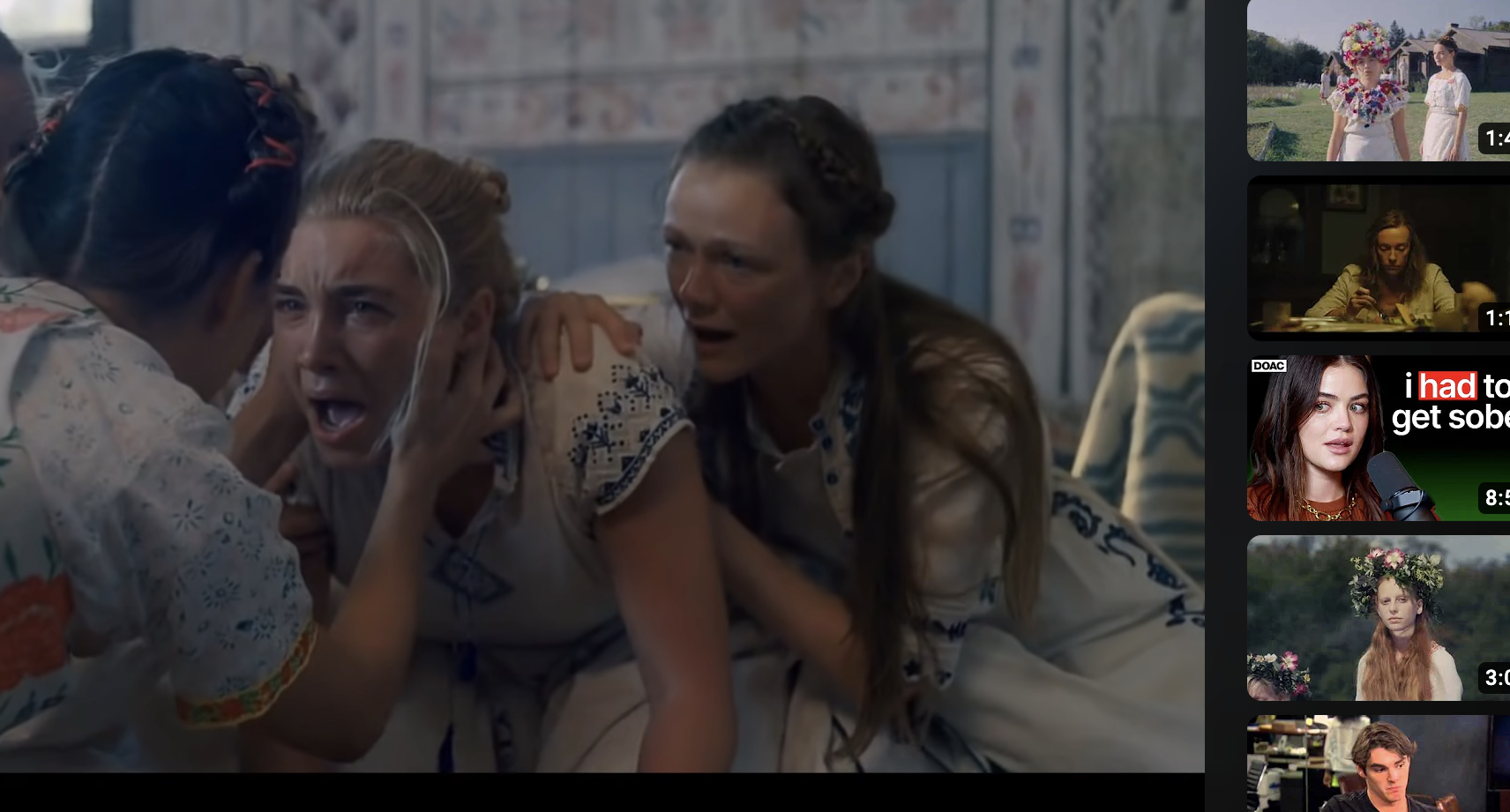 Florence Pugh “Abused” Herself While Filming “Midsommar”