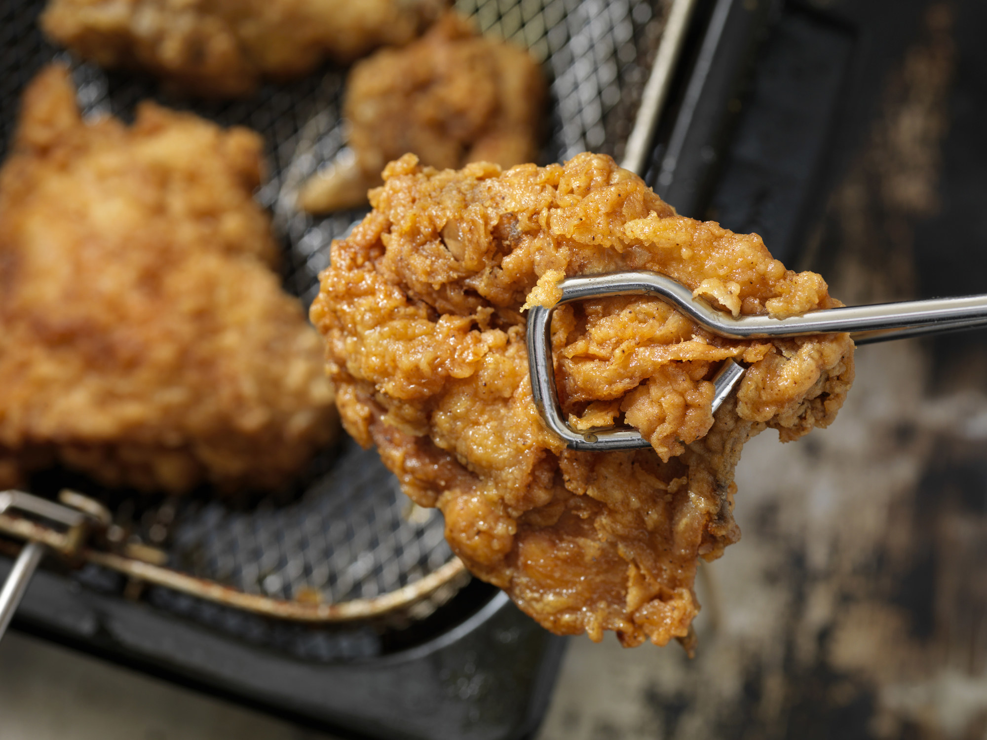 Homemade fried chicken.