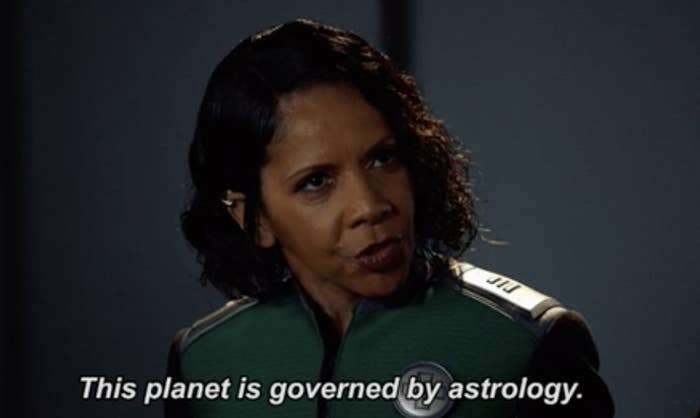 person saying, this planet is governed by astrology